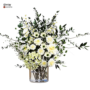 2015 Floral 3D Model Kit 3D model image 1 