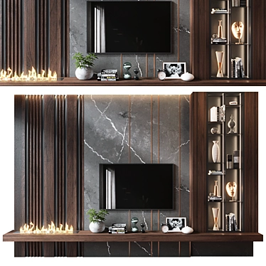 Modern TV Shelf YTR-111 3D model image 1 