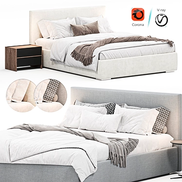 Camille bed by Lema