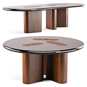 EmmeMobili Fatty Dining Set 3D model image 1 