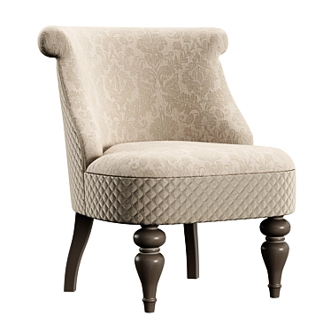 Basho Konyshev Chair TurboSmooth Model 3D model image 1 