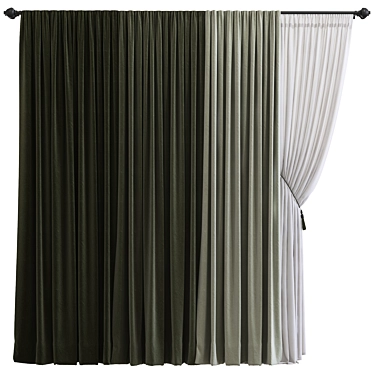 Revised Curtain Design and Topology 3D model image 1 