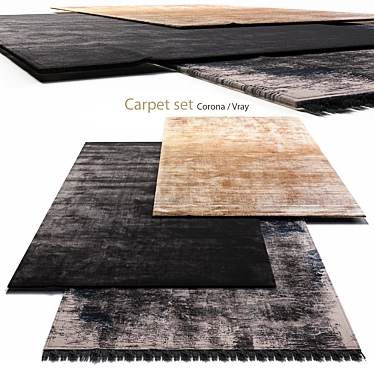 2016 Carpet Set 3D Model 3D model image 1 