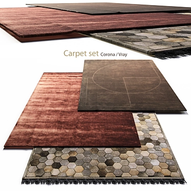 Carpet Set 04 for 3D 3D model image 1 