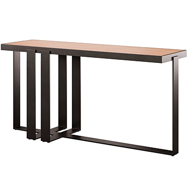Modern Console Bravo Furniture Piece 3D model image 1 