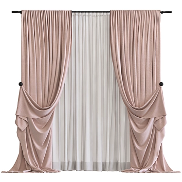 Revamped and Retopologized Curtain 3D model image 1 