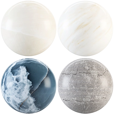 Luxury Marble Texture Collection 3D model image 1 