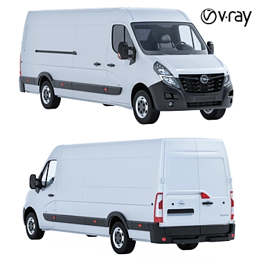 Commercial Van 3D Model Archive 3D model image 1 