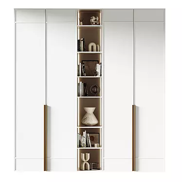 Modern Wardrobe Model 060 3D model image 1 