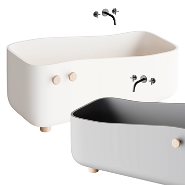 SWING Bathtub | Ex.t 3D model image 1 