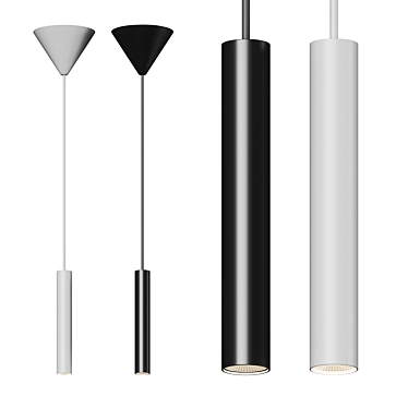 Modern Omari Pendant Light 3D model image 1 