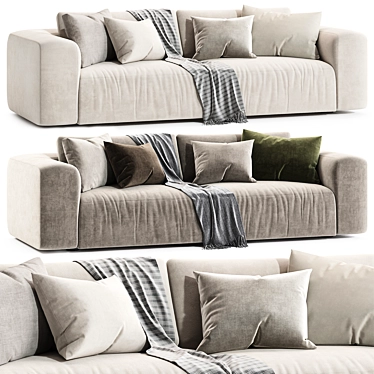 Modern Fenton Sofa Set Furniture 3D model image 1 