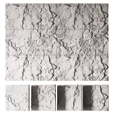 Stone Pavers 970mm Size 3D model image 1 