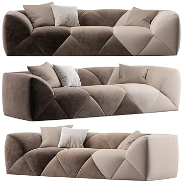 Modern Quarry Sofa 2014 Collection 3D model image 1 