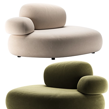 Moroso Set 2 Pebble Rubble 3D model image 1 