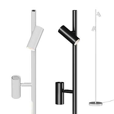 Swiveling Light Fixtures Linked 3D model image 1 