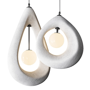 Wabi Sabi Pendant Light 3D model image 1 