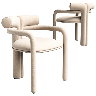 Contemporary Chair Tavalo A UV-Mapped 3D model image 1 