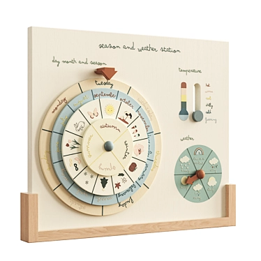 Zara Seasons Weather Chart Toy 3D model image 1 