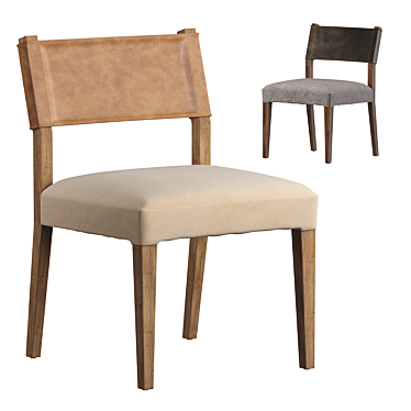 Winchester Beige Dining Chair 2014 3D model image 1 