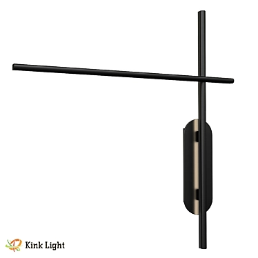 Monti Black Wall Sconce 19 3D model image 1 