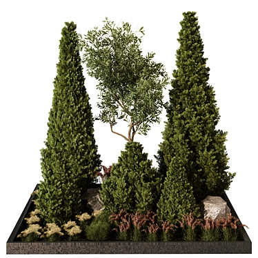 Outdoor Plant 252 V-Ray 3D Model 3D model image 1 