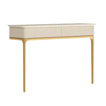 Primo Gold Wall Console Shelf 3D model image 1 