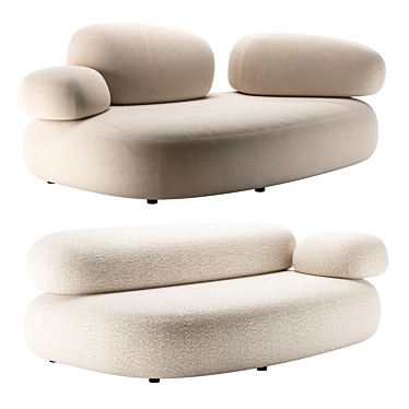 Rubble Pebble Sofa Set Moroso 3D model image 1 