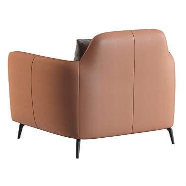 Stylish Ellie Armchair - Ditre Italia 3D model image 1 