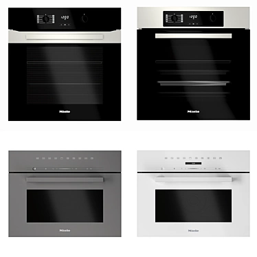 Miele 6-piece Oven Set 3D model image 1 