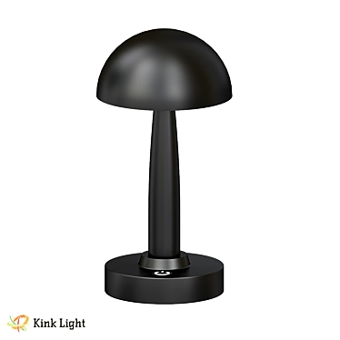 Hemul Black Dimmable Table Lamp 3D model image 1 