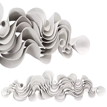 Wall sculpture Vasso Fragkou / Abstract Wave 03