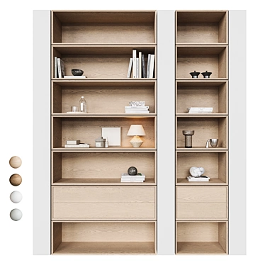 NG10 Decor Shelving Unit 3D model image 1 