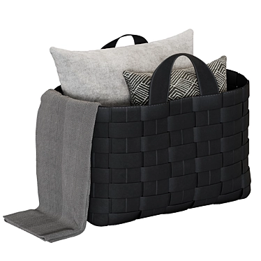 Molteni&C Boulogne Woven Basket 3D model image 1 