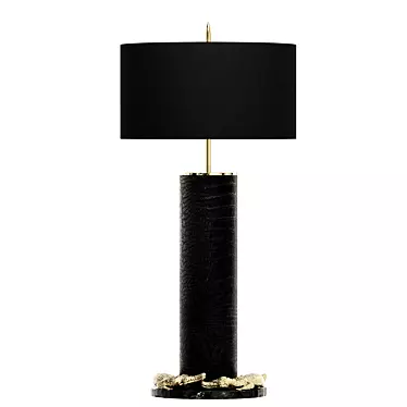 Exotic Reptilian Table Lamp - Koket 3D model image 1 