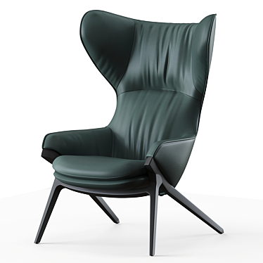 Modern Cassina P22 Armchair Model 3D model image 1 