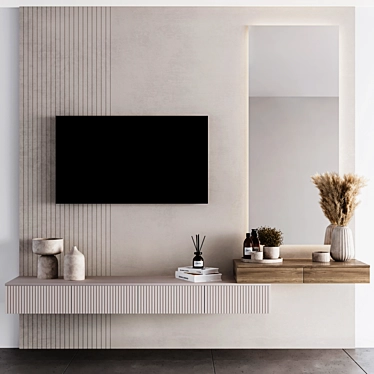 Modern Bedroom Furniture Set Contemporary 3D model image 1 