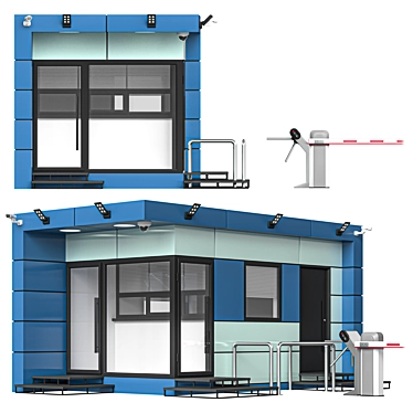 Secure Guard Unit, Premium Class 3D model image 1 
