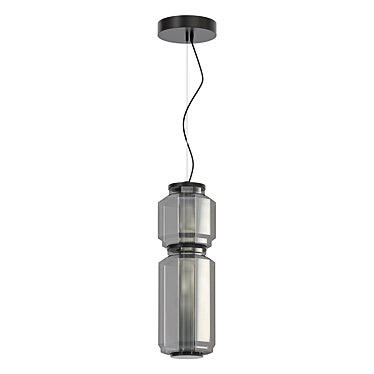 Modern LED Pendant Light Fixture 3D model image 1 