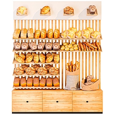 Bakery Display Models Bundle 3D model image 1 