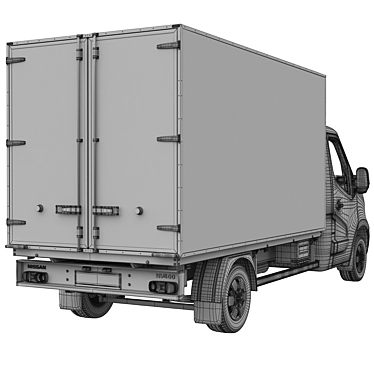 Nissan NV400 BoxTruck Commercial Chassis 3D model image 1 