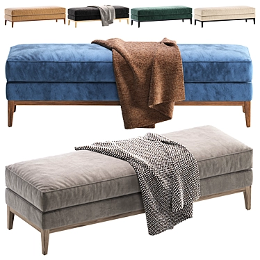 Elegant Ottoman Italia Coffee Design 3D model image 1 