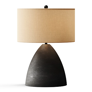 Modern Minimalist Table Lamp White 3D model image 1 