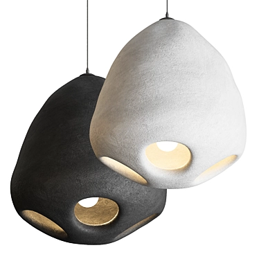 Contemporary Pendant Light Fixture 3D model image 1 