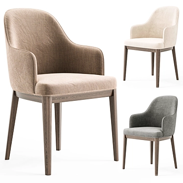 Modern Anna Chair: Domkapa Design 3D model image 1 