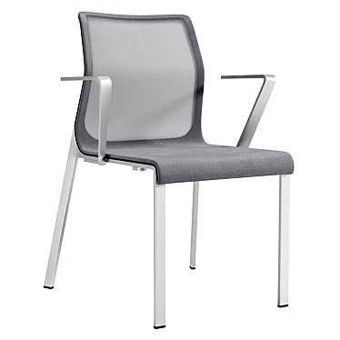 Elegant Gray Pegus Chair 3D model image 1 