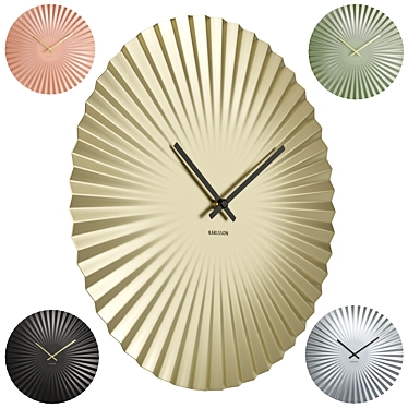 Karlsson Sensu Wall Clock: Modern Design 3D model image 1 