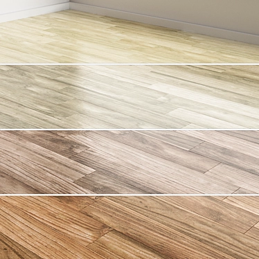 Dynamic Oak Flooring Collection 3D model image 1 