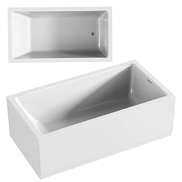 Victoria & Albert Soaker Tub 3D model image 1 