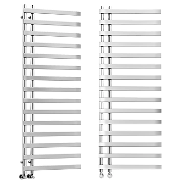 WarmeHaus 1600 x 600mm Square Chrome Designer Heated Towel Rail